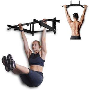 Mobiclinic®, Barra per trazioni, Kit di ancoraggio, Adatta sacco da boxe, Maniglie antiscivolo, Sbarra a parete, Fino 100 kg, Multifunzionale, Calistenica, Palestra casa, K2