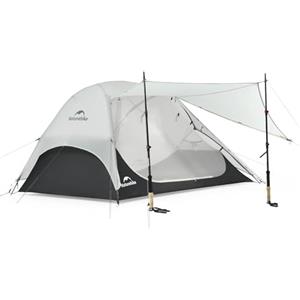 Naturehike Star River - Tenda da campeggio ultraleggera per 2 persone, impermeabile, per 3-4 stagioni, protezione dagli insetti per feste, campeggio, escursioni, trekking (Moon Rock ash)
