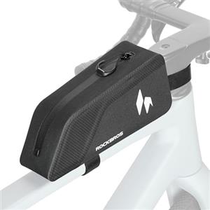 ROCKBROS Borsa Telaio Bici Impermeabile, Borsello Tubo Superiore Design Ergonomico, Sgancio Rapido, Borsello Triangolo con Logo Riflettente, per MTB, Bici da Corsa, Gravel