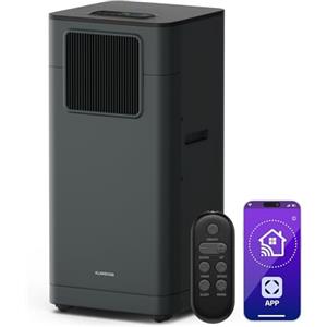 Klarstein Breeze Box 9K - Condizionatore Portatile, 9000 BTU, per Stanze fino a 32m², Controllo Smart App & Vocale, Raffreddamento 3-in-1, Deumidificatore & Ventilatore, Classe A, Kit Finestra Incluso