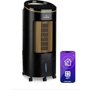 Klarstein IceWind Plus 4 in 1: raffreddatore d'aria, ventilatore, umidificatore, purificatore d'aria, flusso d'aria: 330 m³/h, 65 watt, NatureWind Function: 4 velocità, 3 modalità, Smart, Dorato