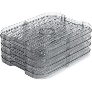 Springlane Kitchen SPRINGLANE Essiccatore in acciaio inox Dora, disidratatore, essiccatore per frutta, carne ed erbe aromatiche (4 Fogli da essiccazione)