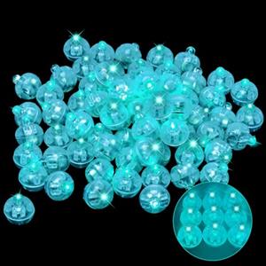YeahBoom 120 Pezzi Mini LED Palloncini Luci,Rotondo Lampada a Palloncino,Mini Led Lanterne di Carta,Lampada a Palloncino Colorate per Matrimonio Compleanno Halloween Festa di Natale Capodanno Decorazione