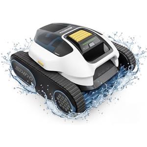 Spino E1 Robot Piscina Senza Fili, 210 Minuti di Autonomia, 21950 LPH Max, 5 Modalità, Pulizia Pareti e Linee d'acqua, Controllo App, Viaggio SmartArc, Pulitori Automatici per Piscine 150㎡