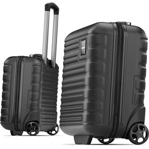 Travely Valigia bagaglio a mano 40x30x20cm - adatta per Ryanair, Lufthansa, Eurowings e co. I Trolley da cabina 26L con rotelle morbide, valigia da cabina