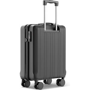 Wertes Valigia bagaglio a mano 55x40x20cm - adatta per Ryanair, Lufthansa, Eurowings e co. I Trolley da cabina 36L con rotelle morbide e pratico lucchetto TSA, valigia da cabina
