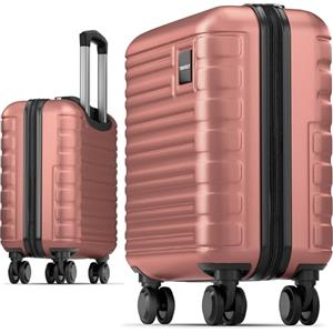 Travely Valigia bagaglio a mano 45x36x20cm - adatta per Ryanair, Lufthansa, Eurowings e co. I Trolley da cabina 32L con rotelle morbide, valigia da cabina