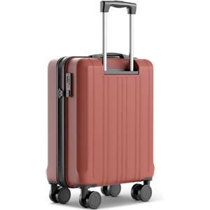 Wertes Valigia bagaglio a mano 55x40x20cm - adatta per Ryanair, Lufthansa, Eurowings e co. I Trolley da cabina 36L con rotelle morbide e pratico lucchetto TSA, valigia da cabina