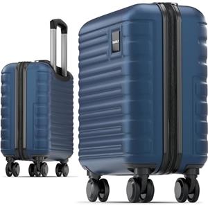 Travely Valigia bagaglio a mano 45x36x20cm - adatta per Ryanair, Lufthansa, Eurowings e co. I Trolley da cabina 32L con rotelle morbide, valigia da cabina