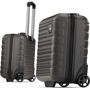 Travely Valigia bagaglio a mano 40x30x20cm - adatta per Ryanair, Lufthansa, Eurowings e co. I Trolley da cabina 26L con rotelle morbide, valigia da cabina