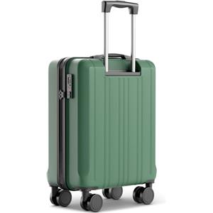 Wertes Valigia bagaglio a mano 55x40x20cm - adatta per Ryanair, Lufthansa, Eurowings e co. I Trolley da cabina 36L con rotelle morbide e pratico lucchetto TSA, valigia da cabina