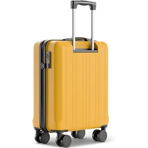 Wertes Valigia bagaglio a mano 55x40x20cm - adatta per Ryanair, Lufthansa, Eurowings e co. I Trolley da cabina 36L con rotelle morbide e pratico lucchetto TSA, valigia da cabina