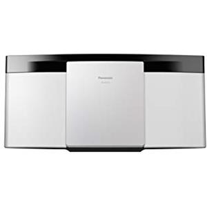 Panasonic Sistema Micro Hi-Fi Radio Digitale DAB+, Lettore CD, Bluetooth, USB,Bianco