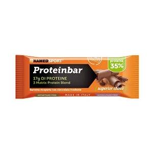 Named Sport Proteinbar Superior Choco 50g - Barretta Proteica al Cioccolato con Proteine del Siero del Latte