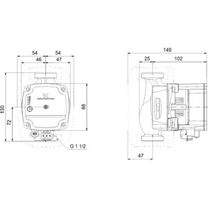 Grundfos Circolatore Alpha1 L 25-60 130 Grundfos