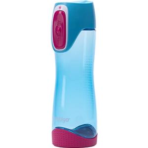Contigo Bottiglia Acqua Swish Autoseal, 500 ml, Borraccia Sportiva grande priva di BPA, Bottiglia da Palestra a Tenuta Stagna, per lo Sport, Bicicletta, Escursioni, Blu (Skyblue)