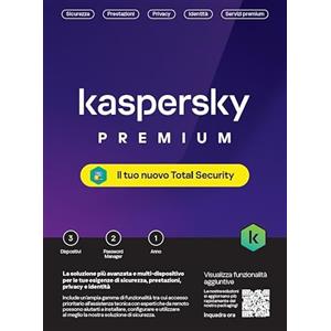 Kaspersky Anti-Virus Premium 3 Dispositivi - Antivirus 1 Anno