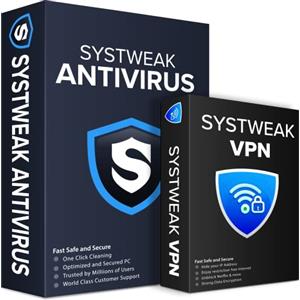 Systweak Antivirus + Systweak VPN 1 pc, 1 jaar | Volledige beveiliging met realtime bescherming | Veilig en privé internetten met IP-maskering | Firewall | Digitale levering (geen cd)