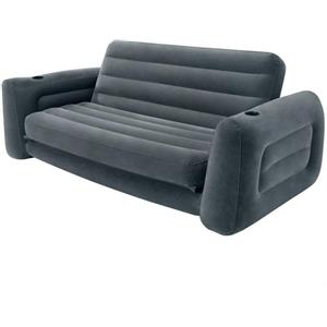 Intex Divano Gonfiabile Pull-Out Sofa per 2 persone 203x224x66cm Grigio