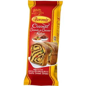 Boromir Cozonac Casa Boromir - Panettone con Crema al Cacao e Canditi, 500 g