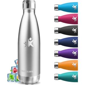 Grsta Borraccia Termica, Borraccia 750 ml, Senza BPA, Borraccia Acciaio Inox, Senza Perdite, Thermos per Bevande Calde, Mantiene Caldo per 12 Ore/Freddo 24 Ore, Borracce Termiche per Scuole, Campeggio, Yoga