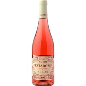 Soc. Agr. Pasetti Vini Testarossa Rosato 2023/2024 - Rosato Terre Aquilane IGP - 0.75 l con profumi di ciliegia e lamponi