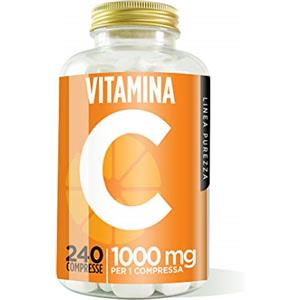 Noebis Pharma Vitamina C 1000 mg ad Alto Dosaggio, 240 Compresse per 8 mesi, Vit C Pura Compresse, Integratore Difese Immunitarie, Vitamin C Concentrata Acido Ascorbico per il Sistema Immunitario