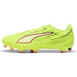 Puma Scarpe da Calcio Unisex Ultra 6 Play FG/AG, Giallo Alert Black-Glowing Red-Lime Squeeze, 40, Yellow Alert Puma - Spremere con Lime, Colore: Nero, 44 EU