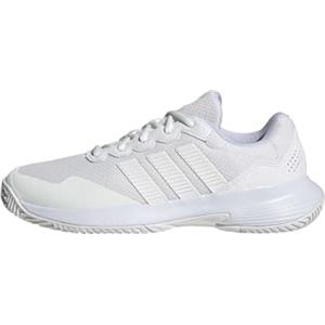 adidas Donna GAMECOURT 2 Tennis Shoes, Ftwr White/Ftwr White/Ftwr White, 41 1/3 EU