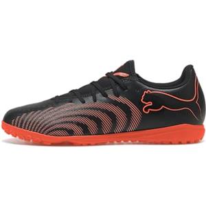 PUMA Scarpe da Calcio Unisex Future 9 Play TT, Nero-Rosso incandescente, Grigio Forte, 44, Puma Nero Rosso Brillante Grigio Forte, 46.5 EU