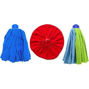 PAMEX 714874 Mop Microfibra Ballarina Strisce Set 3 Pezzi 3 Modelli 3 Usi (Modelli Assortiti)