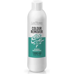 La Rosa Productos Profesionales LaRosa Solvente SENZA ACETONE 1000 ml con COMPLESSO VITAMINICO, ideale per rimuovere lo smalto tradizionale dalle unghie naturale, gel e acriliche, Acetone Free Rimuovi Smalto, Profumo di Limone