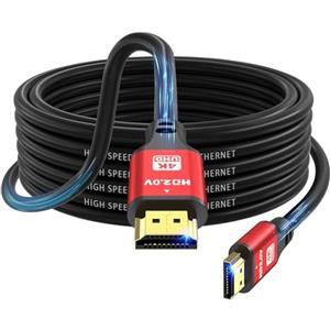 jojobnj 4K HDMI Cable 7m, High Speed HDMI 2.0 Cord 4K@60Hz 18Gbps, Ultra HD,Ethernet Audio Return,Video 4K,1080p,3D,Arco, HDR Compatibile con Xbox,PS5/PS4,HDTV, Laptop ect(Red)