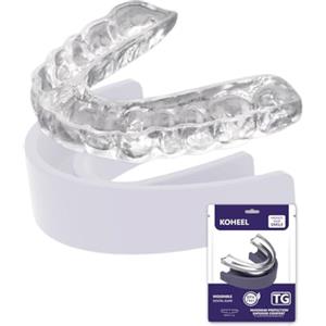 KOHEEL TG bite dentale per il digrignamento dei denti con vassoio di formatura, bite dentale facile da usare e perfettamente adattabile, blocca il bruxismo (5 pezzi)