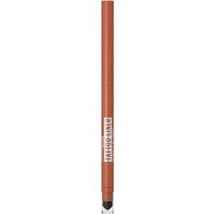 Maybelline New York Matita Occhi in Gel Sfumabile, Effetto Smokey Eyes, Tenuta Fino a 36H, Formula Waterproof a Prova di Sbavature, Tattoo Liner Automatic Gel Pencil, Tonalità: Copper Nights