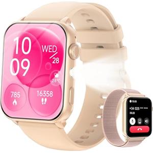Yxtel Smartwatch Uomo Donna, Orologio Fitness con Chiamate, Smart Watch 1.91" Monitor SpO2/Sonno, 24H Cardiofrequenzimetro, 100 Modalità Sportive, Fitness Tracker per Android iOS