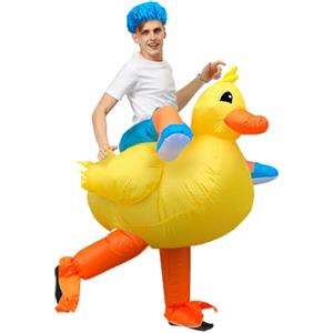 JASHKE Costume Anatra Gonfiabile Costume da Papero Costume Carnevale Gonfiabile Costumi Gonfiabili Adulto