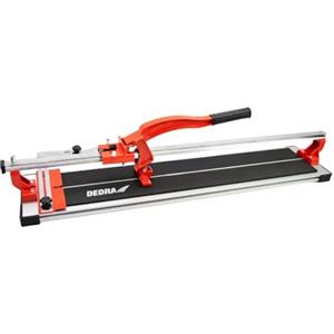 DEDRA Tagliapiastrelle, macchina manuale per taglio di piastrelle, lunghezza di taglio 1000 mm, con cuscinetti a sfera, guida a profilo X, peso 10,25 kg, telaio in alluminio