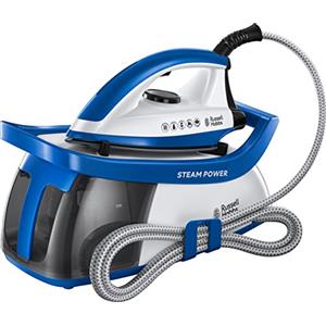 Russell Hobbs Ferro da Stiro a Caldaia, pressione 4.5 bar, vapore 95g/min, 1.3 L serbatoio, Riscaldamento Rapido, Anticalcare, Carica continua, 2600 W, 1.3 L, Blu, 24420-56