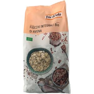 BIOTOBIO Fiocchi d'Avena Integrali Bio 500g - Non richiedono cottura, ideali per latte, yogurt e zuppe