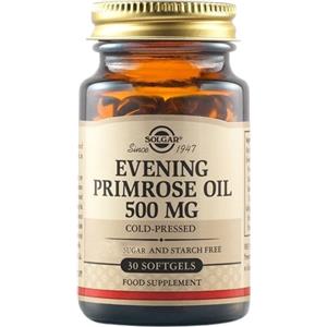 Solgar Olio di Enotera 500 mg - Integratore per Equilibrio Ormonale e Salute della Pelle - 30 Capsule Molli