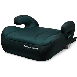 Kinderkraft i-Boost Rialzo Auto I-Size Verde - Seggiolino per Bambini 135-150 cm con ISOFIX e Braccioli Comodi