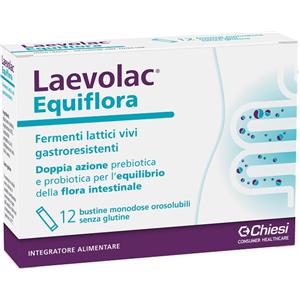 CHIESI FARMACEUTICI SpA LAEVOLAC EQUIFLORA 12 BUSTE