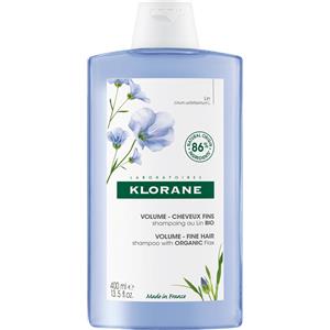 Klorane Shampoo Volumizzante alle Fibre di Lino 400 ml - Deterge e Dona Volume ai Capelli Sottili