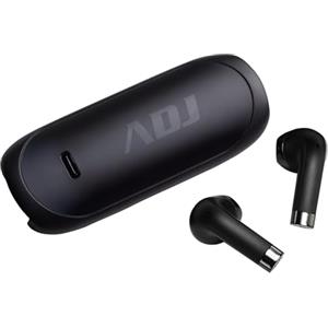 ADJ Auricolari Bluetooth Novel 5.2 con Cancellazione Attiva del Rumore, Design Elegante e Batteria da 40 Ore