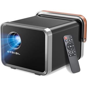 CWOWDEFU 【Android TV】 Videoproiettore 4K, [AF/Keyword] Proiettore intelligente,Bluetooth casa/esterno,1080P nativo 400 ANSI,WiFi 6,proiettore portatile 16000 lumen e zoom, supporto cellulare/HDMI/USB