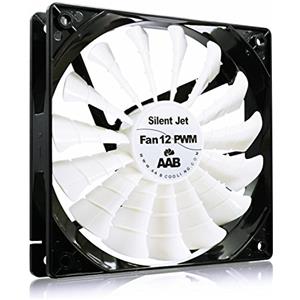 AABCOOLING Silent Jet Fan 12 PWM - Una Silenziosa e Molto Efficiente 120mm Ventola per CPU, Cooling Fan, Ventilatore 12V, PWM Processore Fan, 12cm, 4 Pin Accessori PC, 170m3/h 8,9-20,9 Db(A)