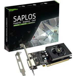 SAPLOS GT 1030 Scheda grafica, 4GB GDDR4 64-bit, HDMI DVI, Basso profilo, PC Scheda video, Computer GPU, DirectX 12, PCI Express x4