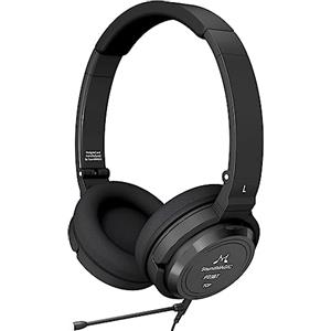 SoundMAGIC P23BT Comode cuffie Bluetooth on-ear, cancellazione del rumore CVC, microfono, suono Hi-Fi, connessione del segnale stabile, lunga durata di riproduzione, cavo rimovibile, per gaming, nere