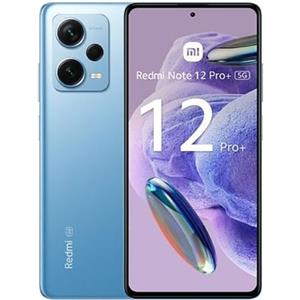 Xiaomi Redmi Note 12 Pro+ 5G Smartphone, 6.67 Flow AMOLED Display 120Hz MediaTek Dimensity 1080 Prozessor 200MP Rückseitenkameras 120w Hyper Charging Handy Dual SIM (8+256, blau)